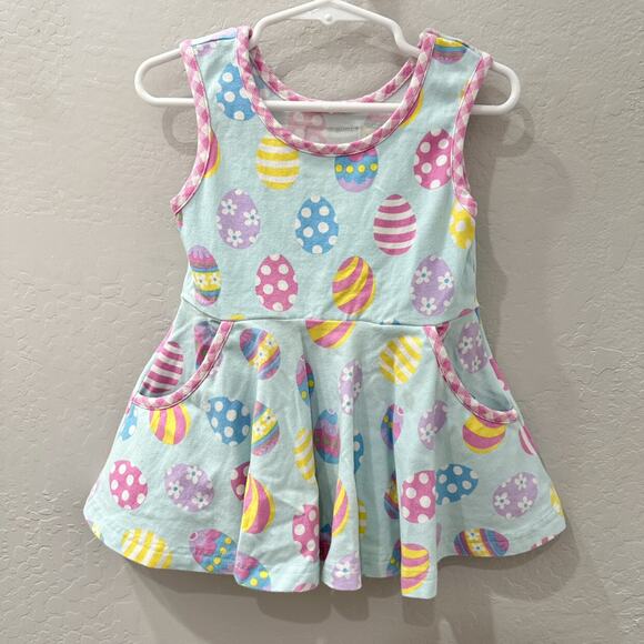 Eleanor Rose Easter Egg Peplum Tank Top - Picture 1 of 10
